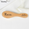 Wenefang Personalised Wooden Baby Hairbrush Custom Brush Gift Baby Shower Comb New Mom Baby Girl Hair Brush. 