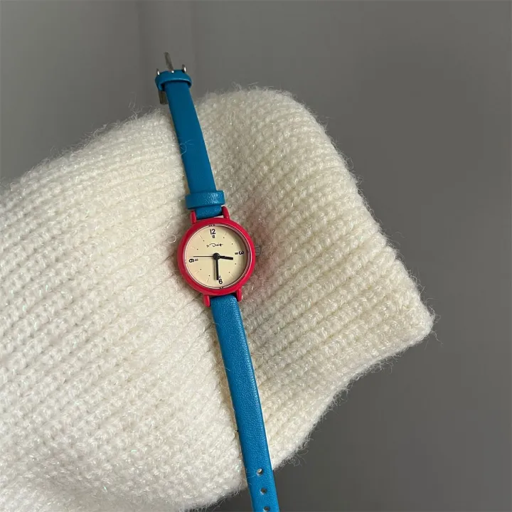 %E3%80%90Top-notch%20quality%E3%80%91Red%20and%20Blue%20Color-Block%20Round%20Small%20Dial%20Fashion%20Niche%20High-End%20Watch%20for%20Women%20Wildberry%20Watch%20Female%20Students%20-%20Image%207