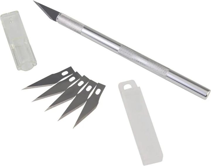 Grizzly Detail Pen Knife with 5 Interchangeable Sharp Blades