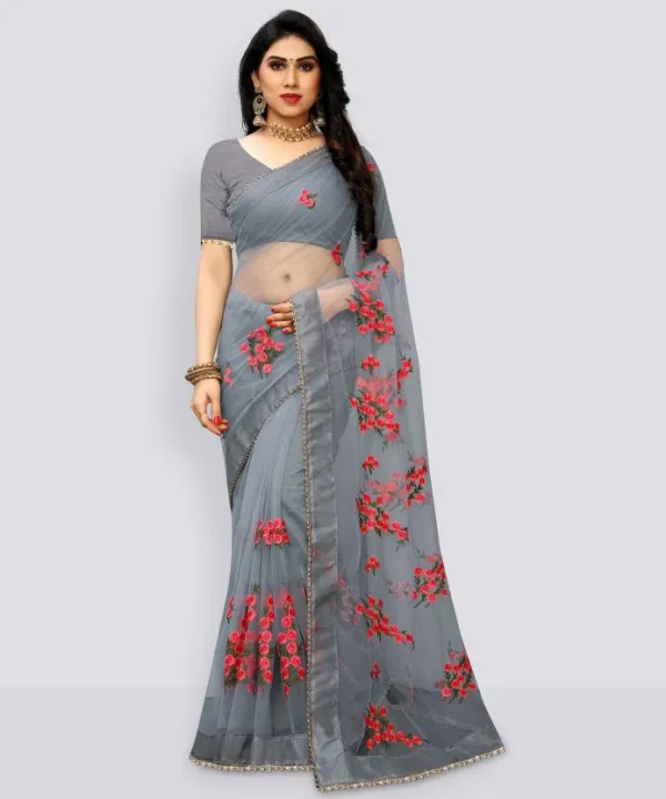 Fabdale%20Red%20Embroidered%20Net%20Bollywood%20Saree%20%7C%20Party%20&%20Festive%20Wear%20(PATL-001)%20-%20Image%205