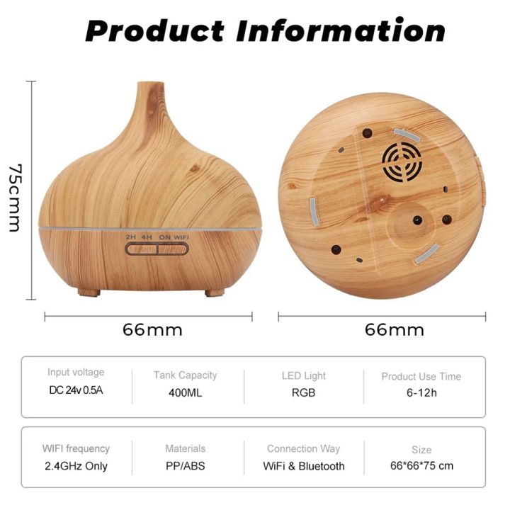 Tuya%20WiFi%20Humidifier%20Essential%20Aroma%20Oil%20Diffuser%20Smart%20Home%20400ml%20Air%20Humidifier%20Mist%20Maker%20for%20EU%20Plug%20-%20Image%202