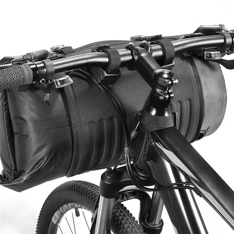 Waterproof Bike Front Tube Bag Mount Base Bicycle Handlebar Basket