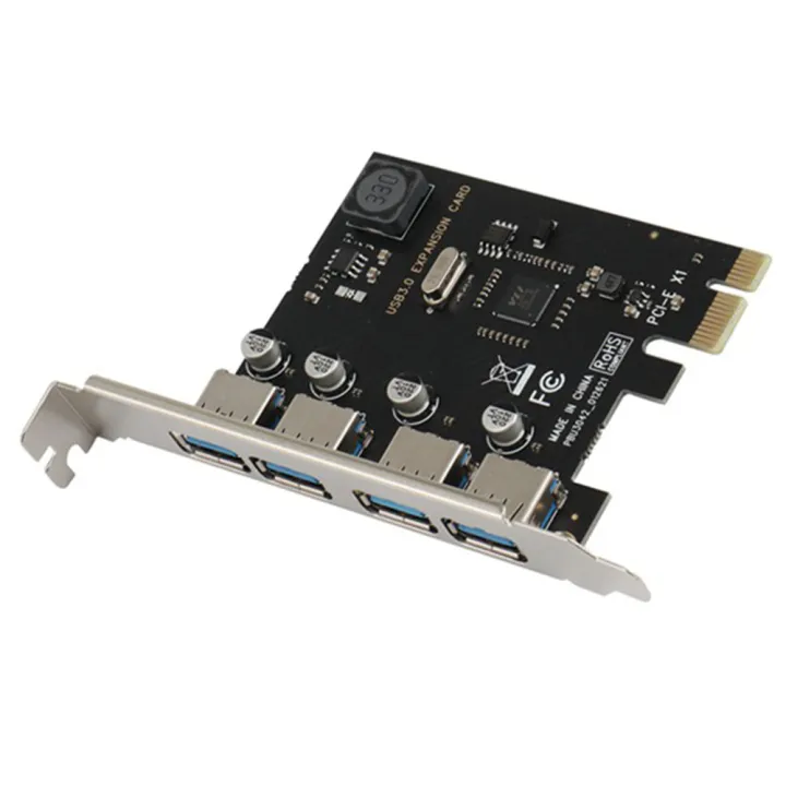 JAERBEE%204%20Port%20USB%203.0%20PCI-E%20Expansion%20Card%20PCI%20Express%20PCIe%20USB%203.0%20HUB%20Adapter%204-Port%20USB3.0%20Controller%20USB3.0%20PCIe%20-%20Image%205