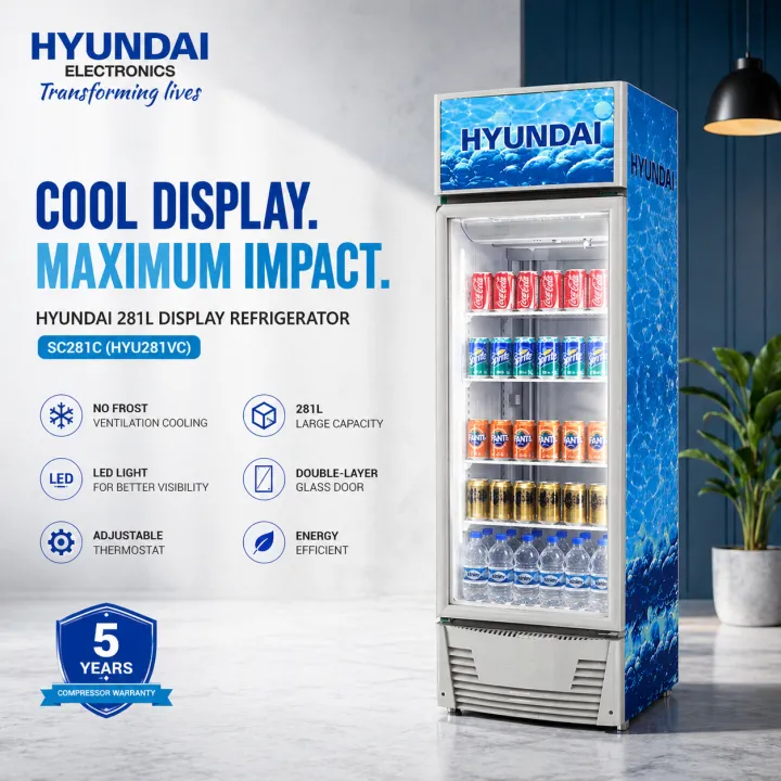 Hyundai%20281L%20Upright%20Showcase%20Refrigerator%20SC281C-(HYU281VC)-%20No%20Frost%20Ventilation%20Cooling%20%7C%20Glass%20Door%20Vertical%20Beverage%20Visi%20Cooler%20%7C%20Commercial%20DIsplay%20-%20Image%202