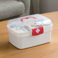 Large Capacity Medicine Organizer Storage Container Family First Aid Chest Portable Emergency Kit Box. 