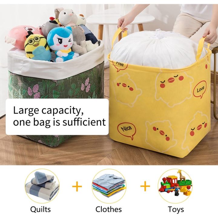 Durable%20Quality%20Large%20Sized%20Cotton%20Linen%20with%20PE%20Waterproof%20Coating%20Laundry%20Basket%20Bag%20with%20Handles%20-%20Image%204