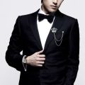 ANX Men Coat Brooch Chain /Fashion. 