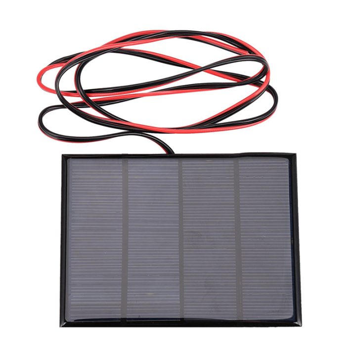 2X 1.5W 12V Mini Solar Panel Small Cell Module Charger with 1M Wire ...