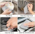 2 Sided Pack of 10 Multipurpose Wire Dishwashing Rags for Wet and Dry Stainless Steel Scrubber for Utensils Non-Scratch Wire Dishcloth for Washing Dishes Sinks Counters Easy Rinsing Machine Washable. 