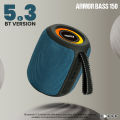 Armor Bass 150 Bluetooth Speaker | 10W Output, 7-Hour Playtime, RGB Lights, 1800mAh Battery, TF Card & USB Drive Support | Portable Wireless Speaker with Type-C Charging. 