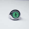 Anime Ring / Deidara Ring From Naruto / Akatsuki Adjustable Ring / Unisex. 