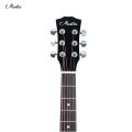 Mantra Karma Black Acoustic Guitar [Non EQ] With Bag, Pick, String, Strap And Capo. 