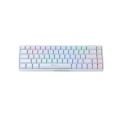 Xtrike Me GK-995W Tri-Mode Wireless Mechanical Gaming Keyboard - (Bluetooth, 2.4GHz & Wired USB-C) - RGB Backlit -Mechanical Red Switches - 99-Key Layout - Driver Programable - High-Capacity Battery - (Windows, Mac, Android, and iOS)Compatible - White. 