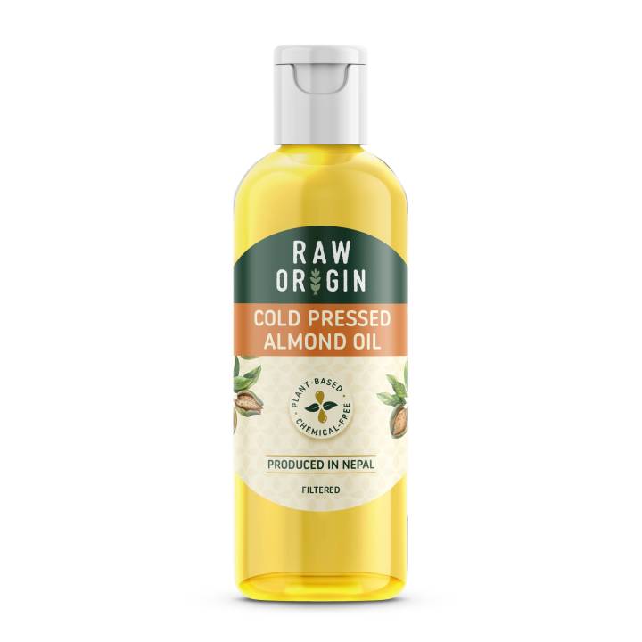 Raw Origin Cold Pressed Almond Oil 90ml (Badam ko tel)
