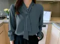 Formal Tie Shirt For Women. 