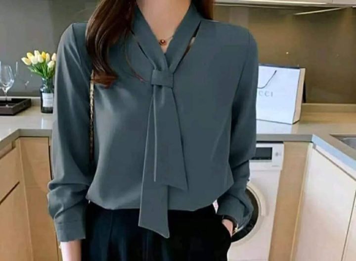 Women's%20Formal%20Tie%20Shirt%20Elegant%20Classy%20Top%20for%20Special%20Occasions%20-%20Image%202