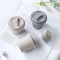 Sponge Storage Empty Coffee Cup Shape Beauty Sponge Holder Makeup Organizer Box Powder Puff Stand Powder Case Cosmetic Dry Box. 