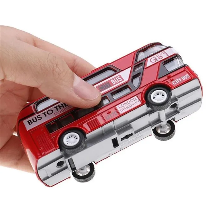Bizzy Gifts For Kids Birthday Gift Vehicle Set Car Bus Model Doors Open ...