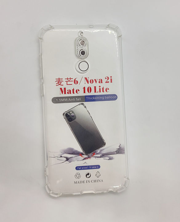 Clear%20case%20for%20Huawei%20Nova%202i%20/%20Mate%2010%20Lite%20-%20Transparent%20Soft%20Shockproof%20Airbag%20Crystal%20Phone%20Back%20Cover%20-%20Image%202