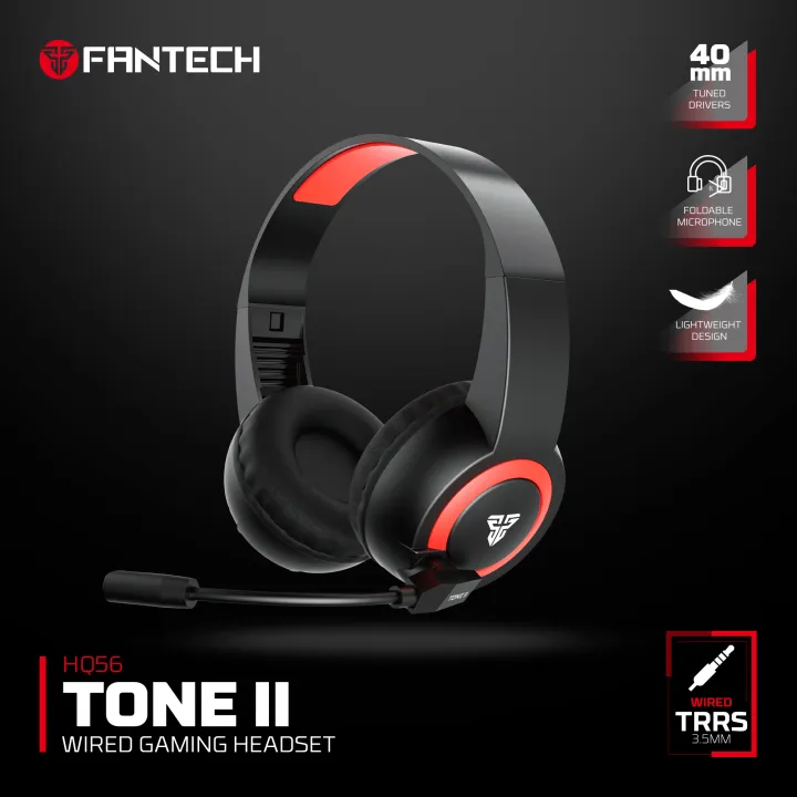 FANTECH (HQ56-BLACK) - TONE II WIRED GAMING HEADSET