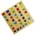 Colorful Wooden Nepali Varnamala Ka, Kha, Ga Learning & Educational Puzzle Block Board, Montessori Toy for Baby. 