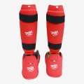 Red Color Karate Shin Guard. 