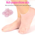 Women Silicone Socks Moisturizing Gel Socks Dead Skin Remove Protector Foot Care Tools. 