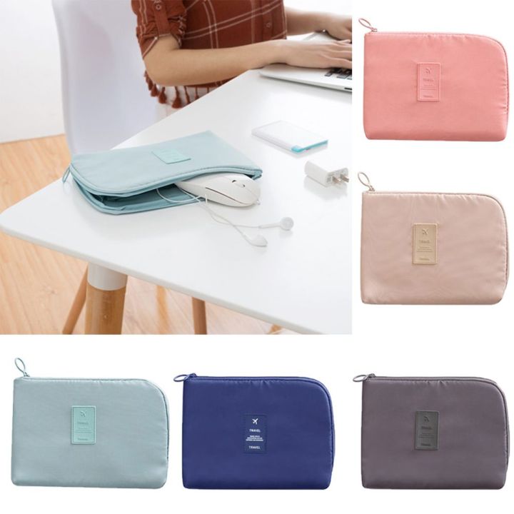 Universal Portable Charger Multifunctional Digital Accessories Electronic Organizer Cosmetic Storage Bag Travel Cable Organizer Bag Small Zipper Pouch