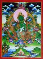 Green Tara Buddhist Poster: Multicolour Wall Decor - 14x19 Inches - 130-200 GSM Paper - Perfect For Office, Home, Or Student Room. 