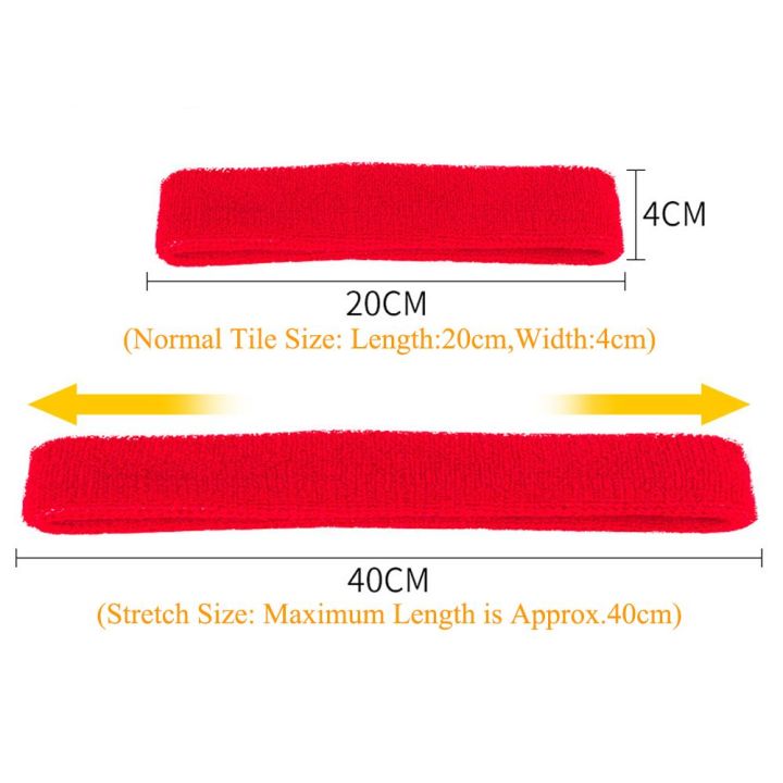 Working%20Outside%20Running%20Moisture%20Wicking%20Tennis,%20Basketball%20Terry%20Cloth%20Athletic%20Sweat%20Bands%20Cotton%20Sweatband%20Elastic%20Hair%20Bands%20Sports%20Headbands%20-%20Image%204