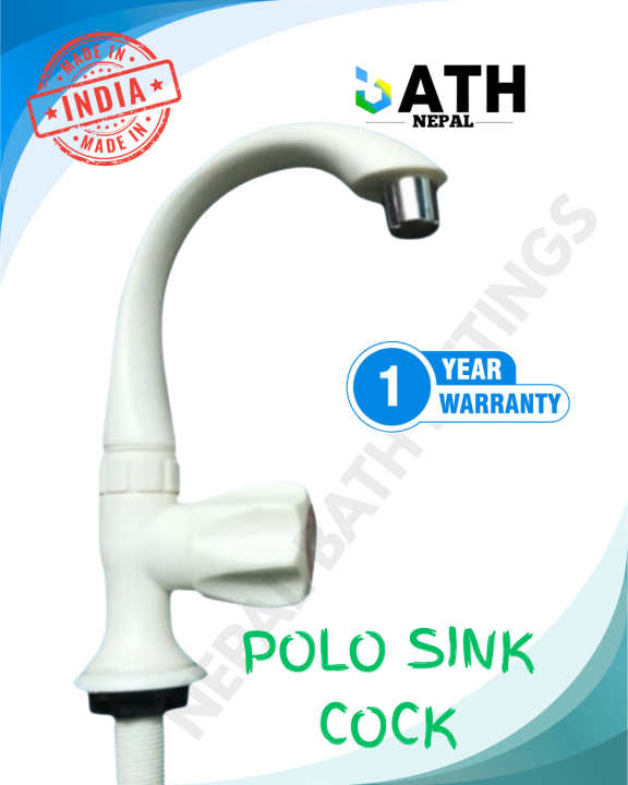 Plastic%20Swan%20Neck%20Wash%20Basin%20Tap%20Spindle%20with%20Flange%20(White)%20-%20Image%204