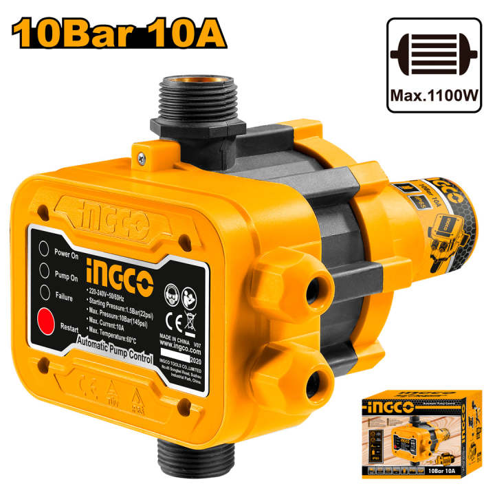 INGCO Tools Automatic pump control For Water Pump WAPS001