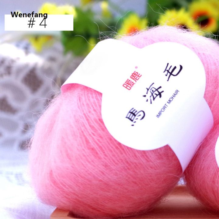 Wenefang%20Wholesale%2025g/lot%20DIY%20Thin%20Soft%20Mohair%20Wool%20Yarn%20Angora%20Laine%20Cashmere%20Original%20Hand%20Knitting%20Crochet%20Thread%20Plush%20Lanas%20Freeshipping%20-%20Image%204