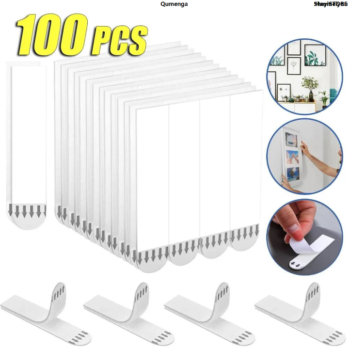 SheyiSTOREQumengaPunch-free Frame Tape Strips Assorted Mounting Self ...