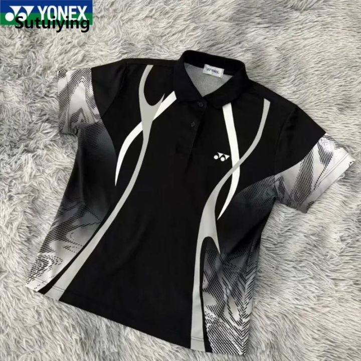 Sutuiying%20YONEX%202025%20Chiharu%20Shida%20Pro%20Tournament%20Badminton%20Apparel%20-%20Unisex%20New%20JP%20Quick-Dry%20Performance%20Top%20Bottoms%20Set%20badminton%20shirt%20-%20Image%202
