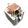 CPU Cooler Fan Cooling for AMD 1155 1366 General 6 Heat Pipe CPU Fan Temperature Control 3-Pin Single Wind Streamer Red. 