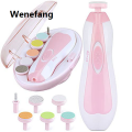 Wenefang Electric Baby Nail File Clippers Trimmer Luxury Toes Trim Nails Polish Care Toddler. 