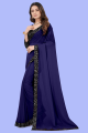 Self Design Bollywood Georgette Saree For Women. 