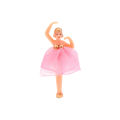 Mini Music Box Dolls Ballet Dancer Girls Figurines Fairy Princess Ornament Dancing Eight Tone Box Decor Music Box Accessories YUEYING. 