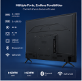 Hyundai 75 Inch QLED 4K UHD Google Smart TV | Android 14 | Dolby Audio | 64GB Storage | Bluetooth 5.1 | Frameless Smart Television. 