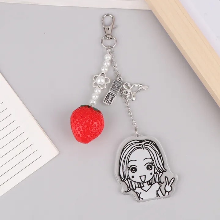 1%20PCS%20Super%20Cute%20Nana%20Anime%20Nana%20Hachi%20Matching%20Phonecharm%20Keychain%20Y2K%20Handmade%20Fayshow%20-%20Image%206
