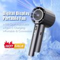 Bizzy Summer Supplies Type-C Rechargeable Mini Handheld Turbo Fan Adjustable 100-Speed Ice Sensation Hurricane Fans Fast Cooling Low Noise Outdoor Portable Fan Student. 
