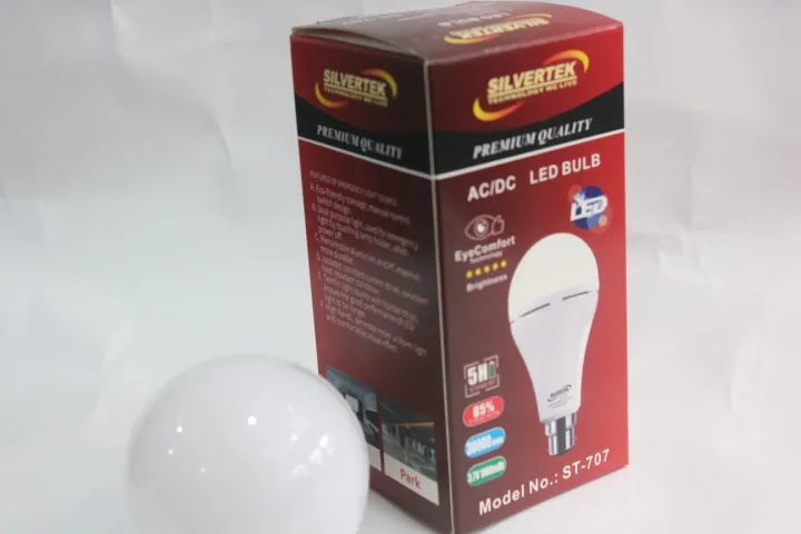Silvertek%207w%20Rechargable%20AC/DC%20Led%20Bolb%20,%20Premium%20Quality%20Chargable%20Light%20-%20Image%204