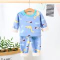 Cute Prints Pajama Set For Baby Boys and Baby Girls. 