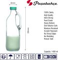 Basic Glass Milk/ Juice/ Water Bottle / Bottles 1400 ml 1 Pc, Blue Lid. 