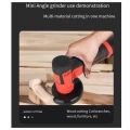 (GGBR) Cordless Angle Grinder, 19500 Rpm 12V Mini Angle Grinder, for Plastic/Pipe/Drywall Cutting & Grinding. 
