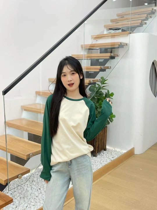 Women's Full Sleeve Baseball T-Shirt Long Sleeve Tee Casual Comfortable Soft Material Sportswear