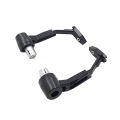 CNC Lever Protector Guard Adjustable Brake Clutch Protector Universal for All Bikes (Black And BLUE ). 