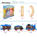 Wenefang [New Stock Arrived!!!] Handcrafted Electric Train Tomas Set Boy Kids Educational Toys Thomas Christmas Gifts Toys for boys. 