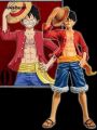 Aweisuan IUQXU Anime One Piece Luffy Straw Hat Big Standing Ver. Figure OP PVC Action Figures Luffy Zoro Snaji Model Toys Children Gifts 25cm. 
